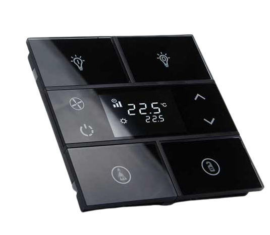 Rosa Crystal KNX Thermostats