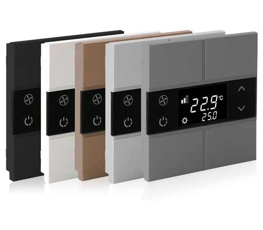 Rosa Pictus Metal KNX Thermostats