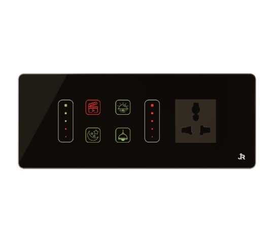 4 Touch + 2 Dimmer + Socket