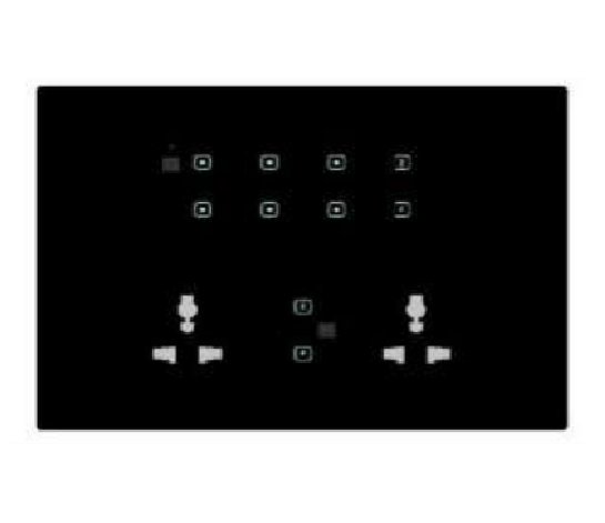 Touch 10 switch 2 socket