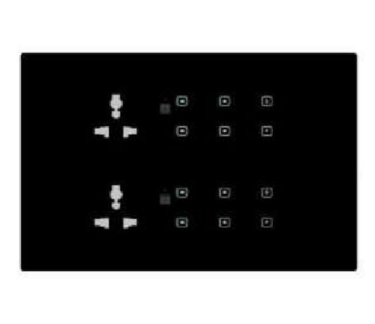 Touch 12 switch 2 socket