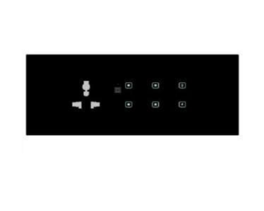 Touch 4 Switch & 1 Fan 1 Socket