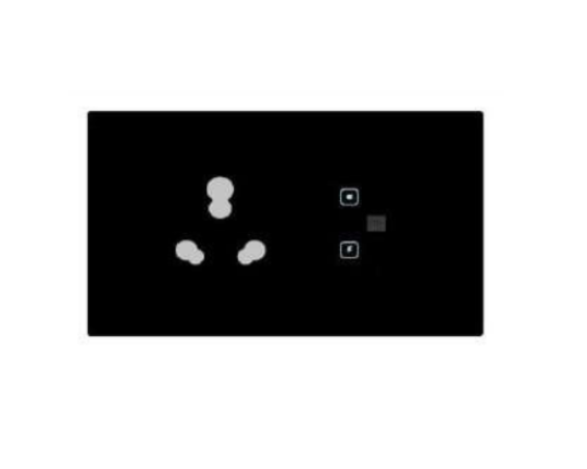 Touch 2 Switch (1-16A) 1 Socket (16A) Socket