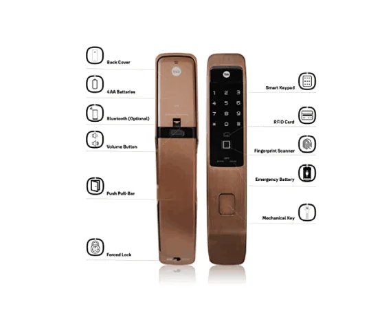 Yale YMI 70 Push Pull Smart Door Lock view 2
