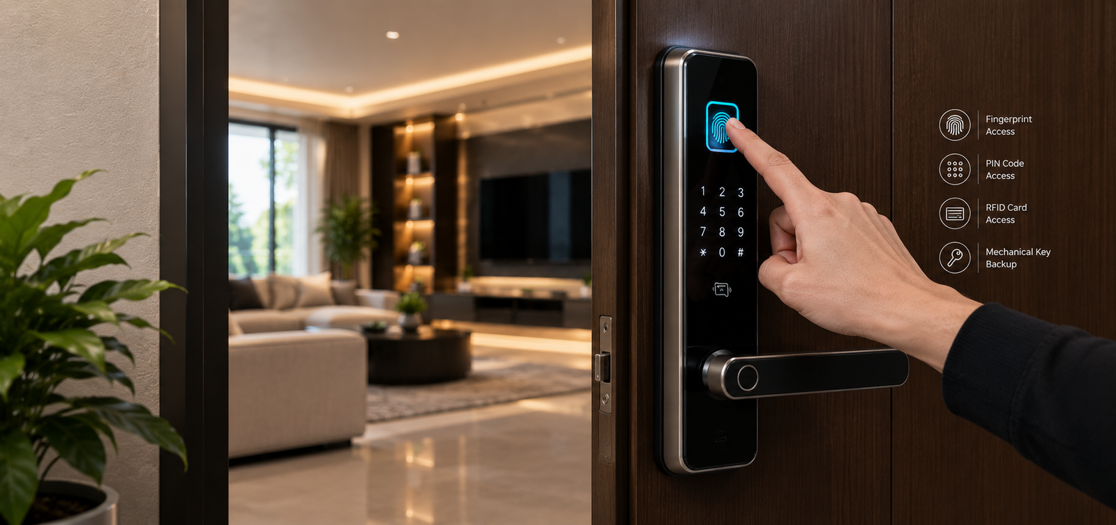 BIOMETRIC RESIDENTIAL LOCK